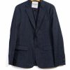 Tops * | Hansen Garments Kristian | Two Button Blazer | Navy Melange