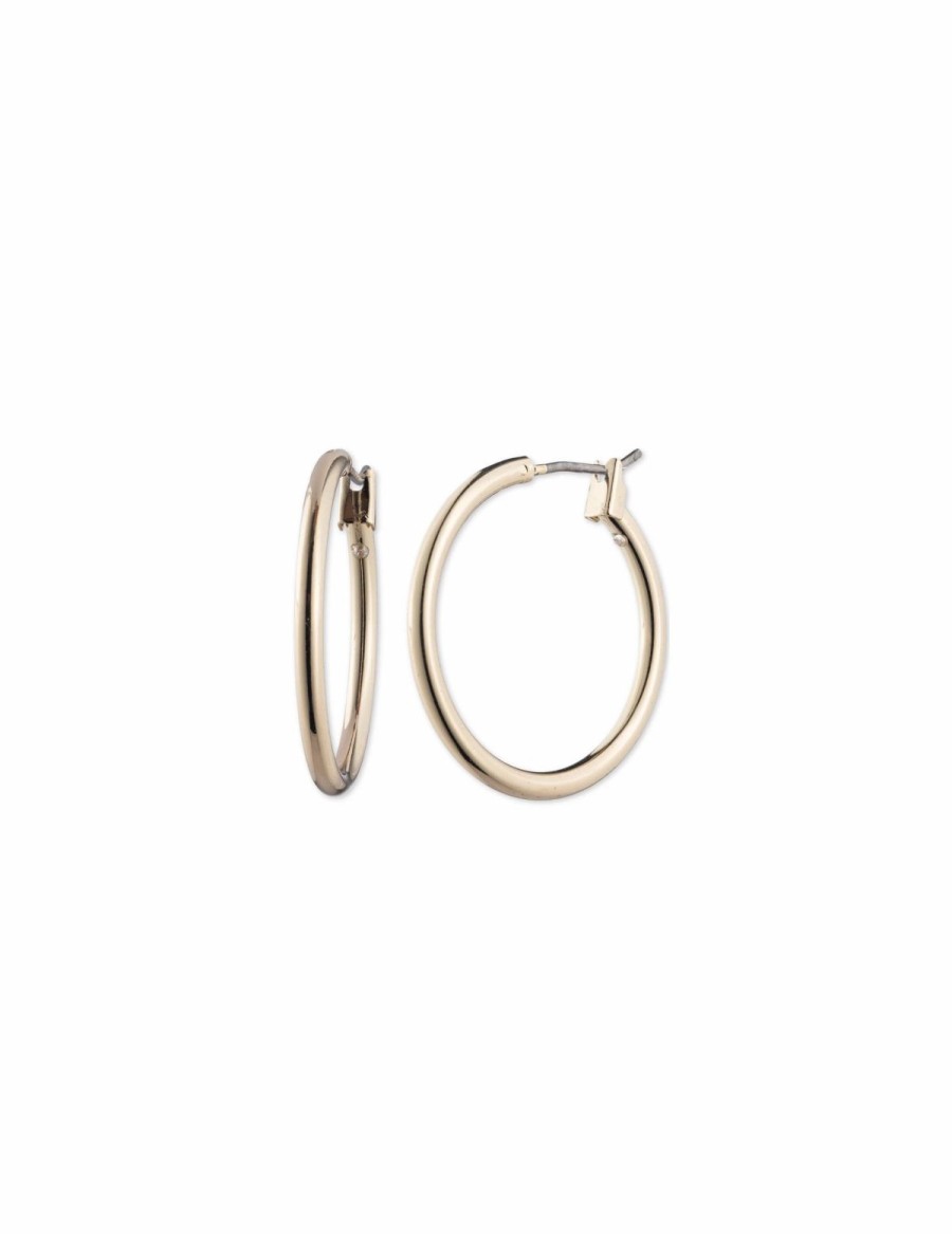 Watches & Jewelry * | The Jewelry Group Medium Hoop Earrings Gold-Tone