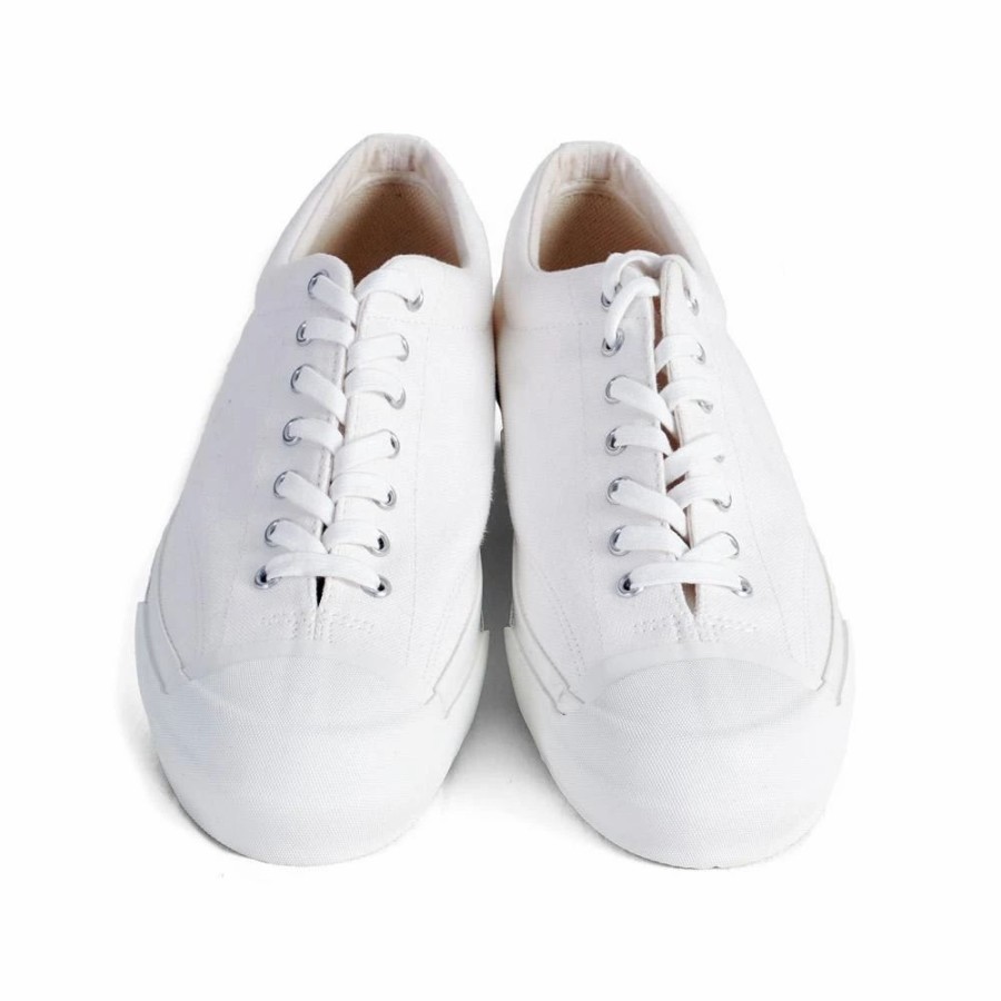 Footwear * | Moonstar Gym Court | Canvas Vulcanised Sole Sneaker | White