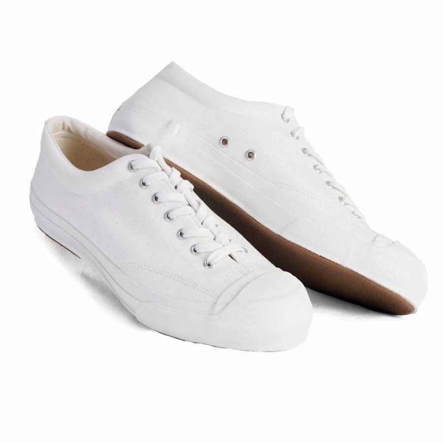 Footwear * | Moonstar Gym Court | Canvas Vulcanised Sole Sneaker | White