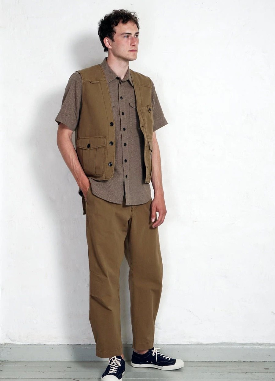 Tops * | Hansen Garments Hektor | Utility Vest | Khaki