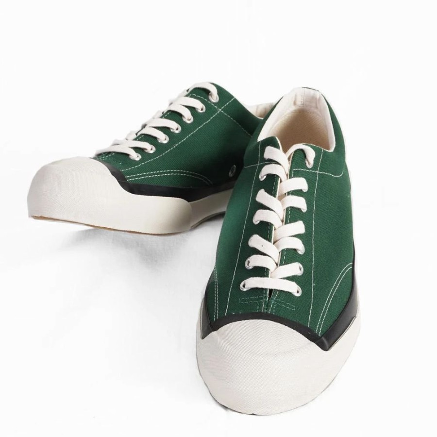 Footwear * | Moonstar Gym Court | Canvas Vulcanised Sole Sneaker | Green