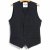 Tops * | Hansen Garments Daniel | Classic Waistcoat | Dark Blue