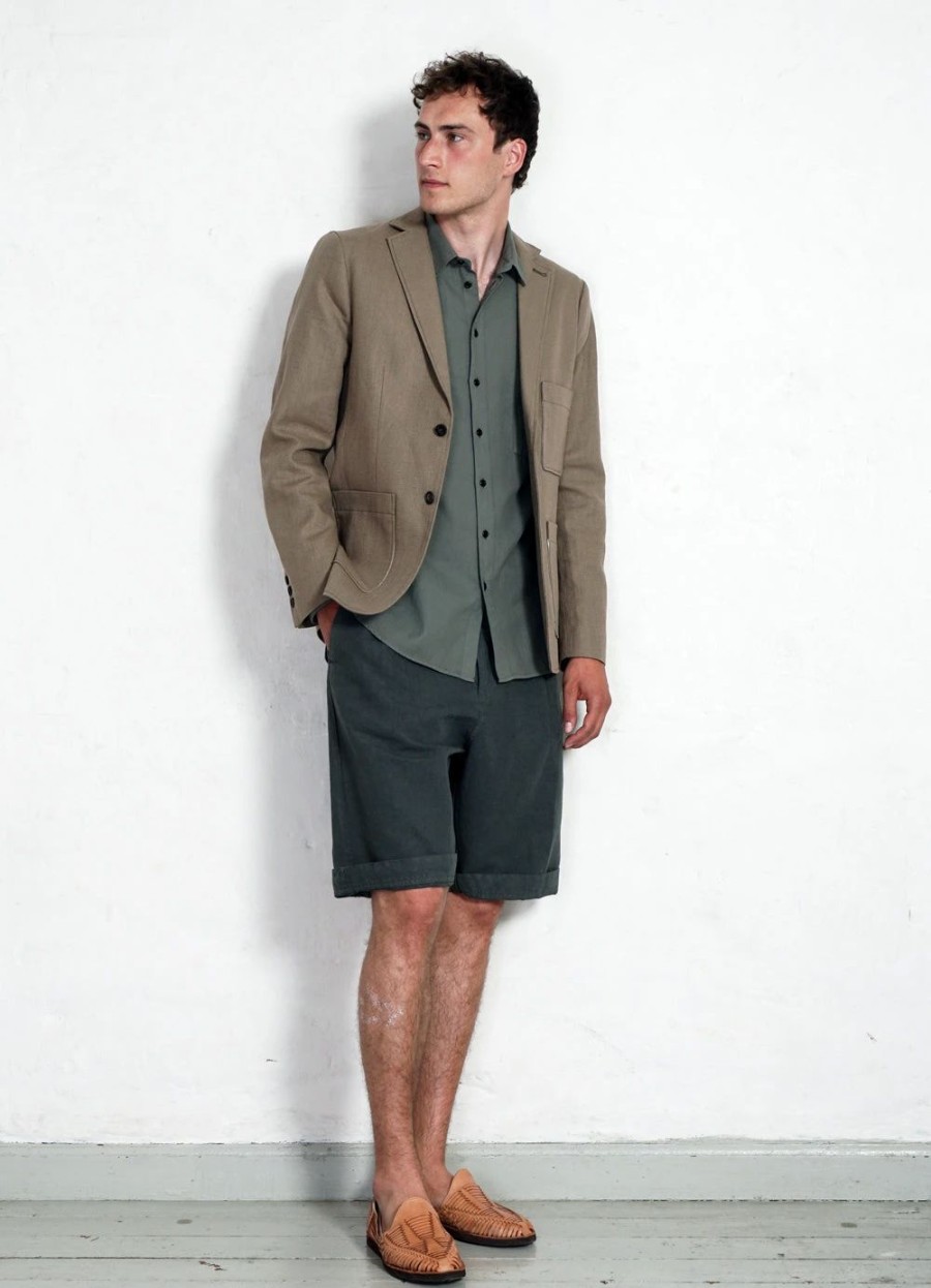 Tops * | Hansen Garments Henning | Casual Classic Shirt | Eucalyptus