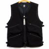 Tops * | Mountain Research Flower Basket Vest | Zipper Pockets & Bag Vest | Black