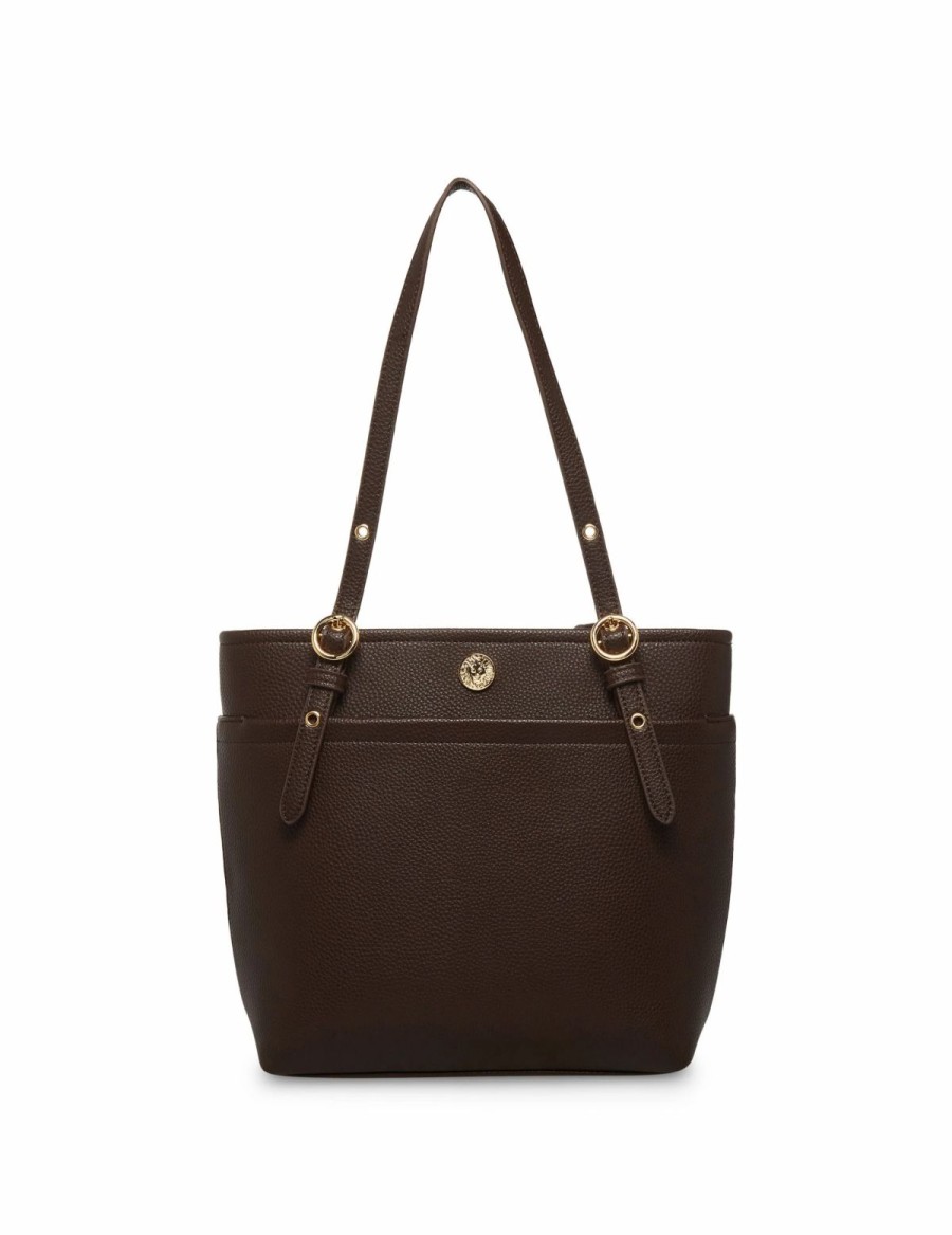 Handbags * | Madden Handbags Pocket Tote Espresso