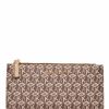 Handbags * | Madden Handbags Ak Cube Logo Bifold Wallet Cream- Brown/ Saddle