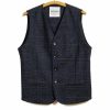 Tops * | Hansen Garments Daniel | Informal 4-Button Waistcoat | Midnight