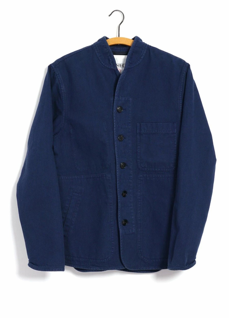 Tops * | Hansen Garments Erling | Refined Work Jacket | Work Blue