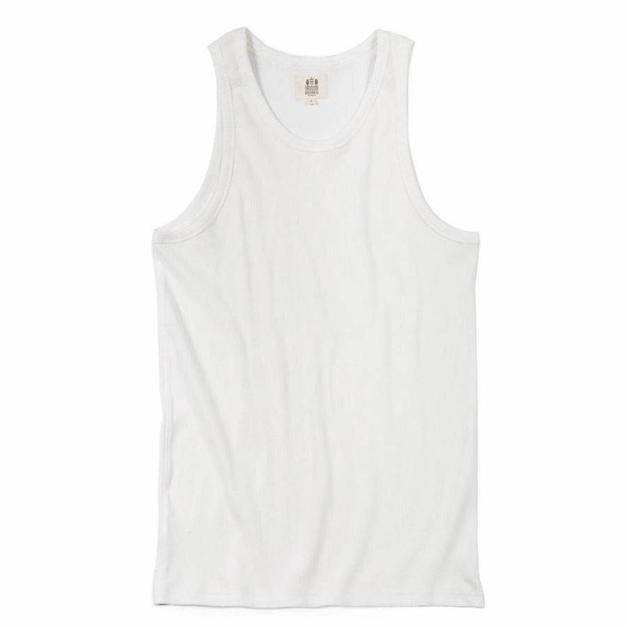 Tops * | Hemen Biarritz Gari | Organic Tank Top | White