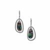 Watches & Jewelry * | The Jewelry Group Orbital Abalone Pierced Earrings Silver Tone