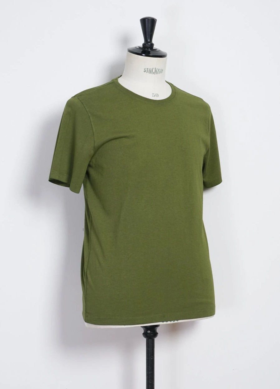 Tops * | Hansen Garments Julian | Crew Neck T-Shirt | Cretan Green