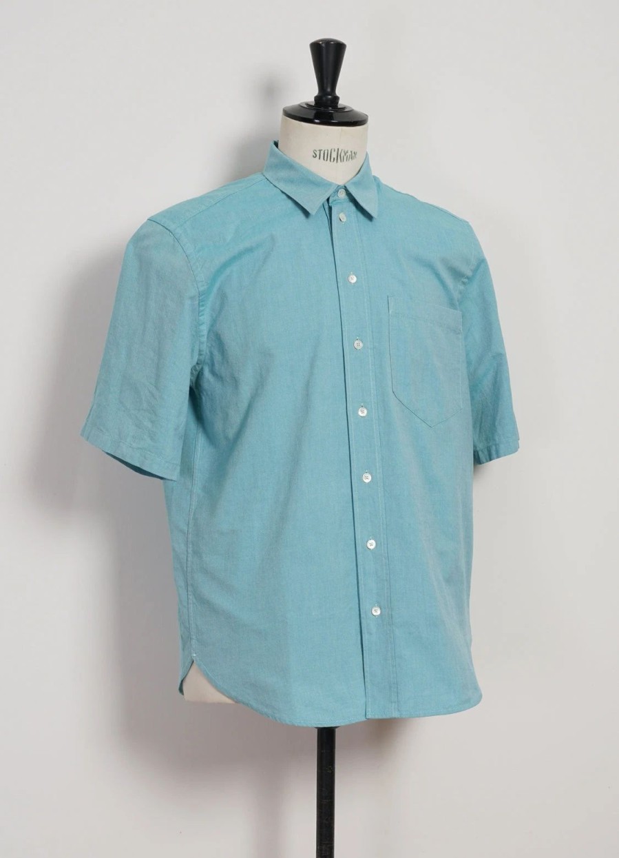 Tops * | Hansen Garments Reidar | Loose Fit Short Sleeve Shirt | Miami Green