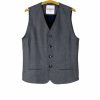 Tops * | Hansen Garments Daniel | Classic Casual Vest | Indigo Grey