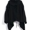 Tops * | Mountain Research Folks Poncho | Black