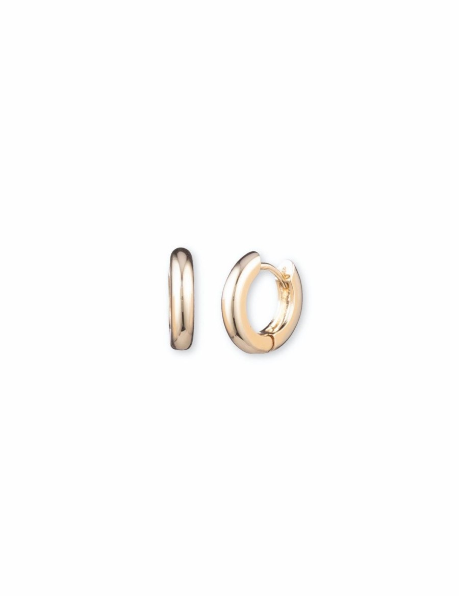 Watches & Jewelry * | The Jewelry Group Huggie Hoop Earrings Gold-Tone