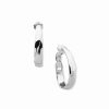 Watches & Jewelry * | The Jewelry Group Tiered Clip Hoop Earrings Silver-Tone