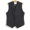 Tops * | Hansen Garments William | Lapel Waistcoat | Grey Pin