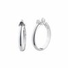 Watches & Jewelry * | The Jewelry Group Hoop Clip Earrings Silver-Tone