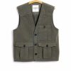 Tops * | Hansen Garments Hektor | Utility Vest | Green