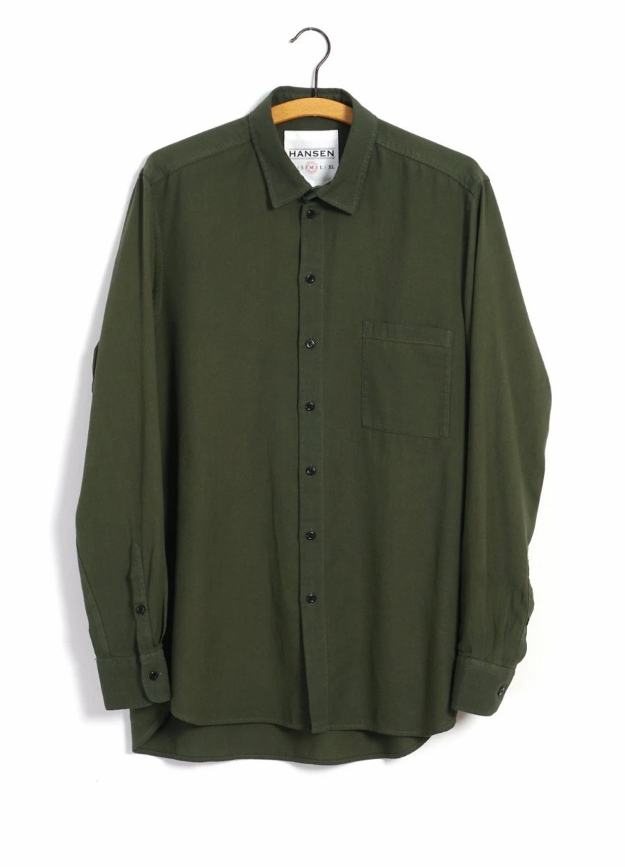 Tops * | Hansen Garments Henning | Casual Classic Shirt | August Green