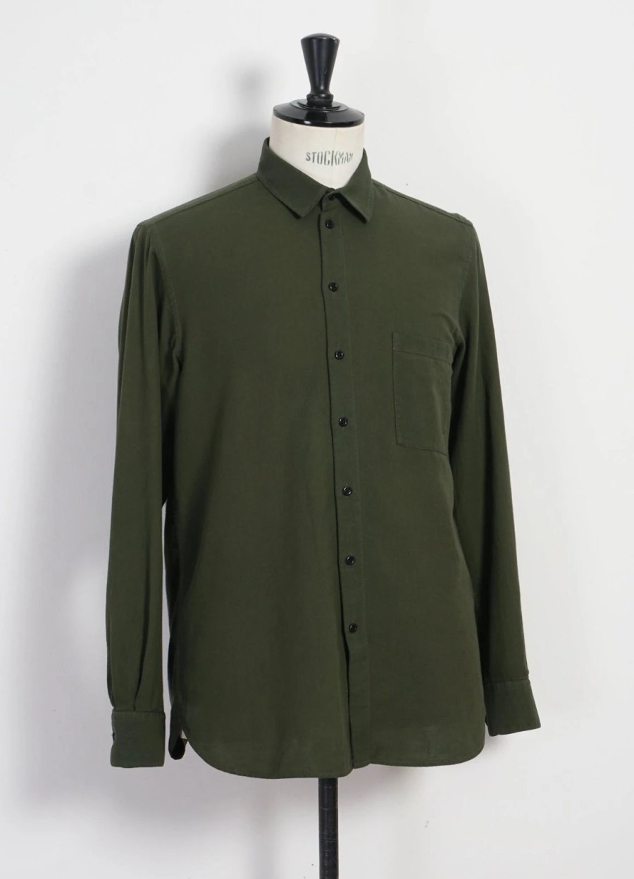 Tops * | Hansen Garments Henning | Casual Classic Shirt | August Green