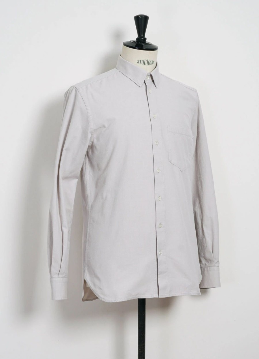 Tops * | Hansen Garments Haakon | Hidden Button Down Shirt | Clay