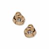 Watches & Jewelry * | The Jewelry Group Button Clip On Earrings Gold Tone