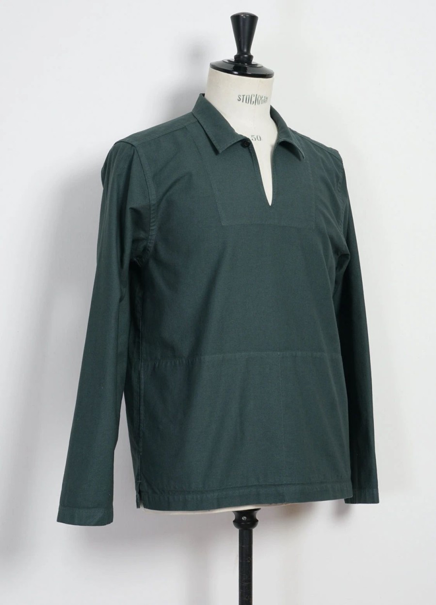 Tops * | Hansen Garments Magne | Casual Pull-On Shirt | Petrol