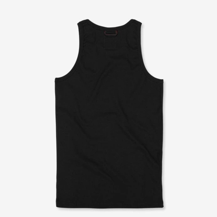 Tops * | Hemen Biarritz Gari | Organic Tank Top | Black