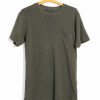 Tops * | Hansen Garments James | Crew Neck Pocket T | Green