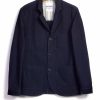 Tops * | Hansen Garments Nicolai | Informal 3-Button Blazer | Black Indigo