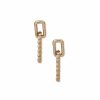 Watches & Jewelry * | The Jewelry Group Twist Drop Earrings Gold Tone