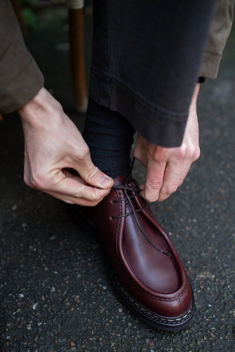 Footwear * | Heschung Thuya | Leather Derby Shoe | Burgundy