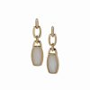 Watches & Jewelry * | The Jewelry Group Linear Faux Pearl Drop Earrings Gold-Tone