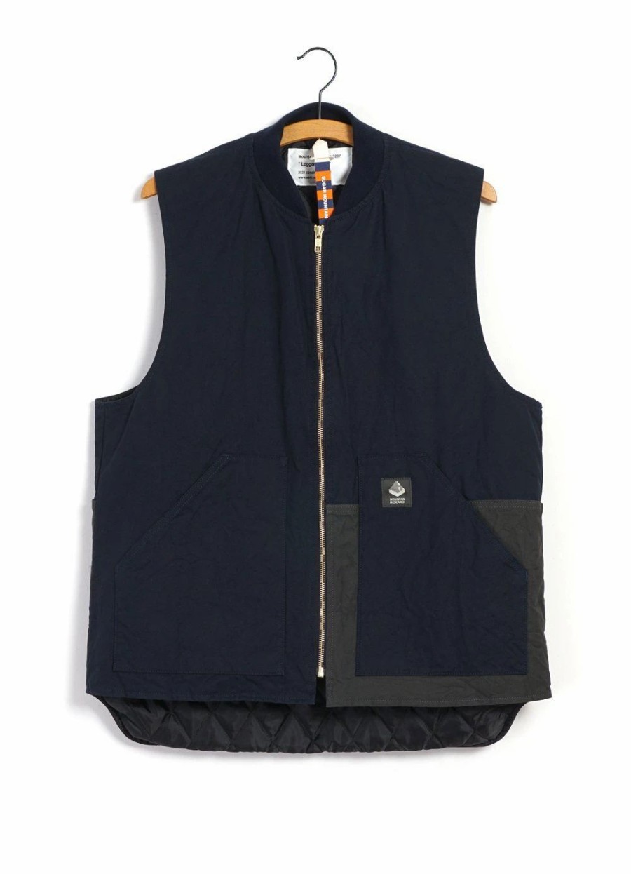 Tops * | Mountain Research Logger'S Vest | Navy