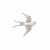 Watches & Jewelry * | The Jewelry Group Bird Pin In Gift Box Silver Tone