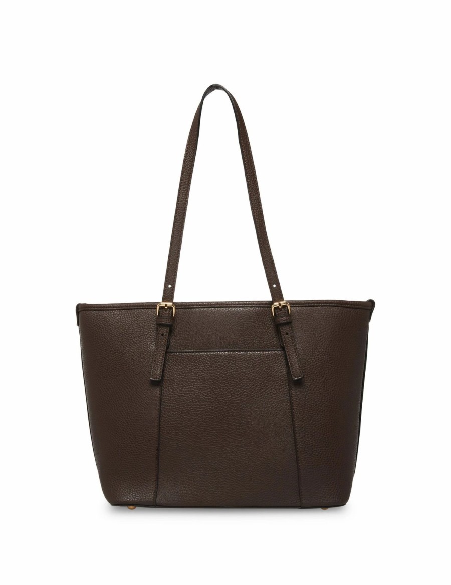 Handbags * | Madden Handbags Perfect Lion Logo Tote Espresso