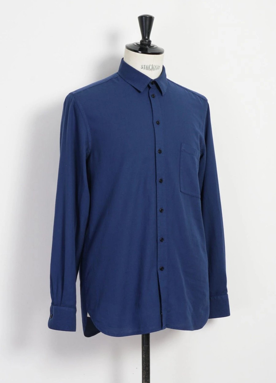 Tops * | Hansen Garments Henning | Casual Classic Shirt | Cool Blue