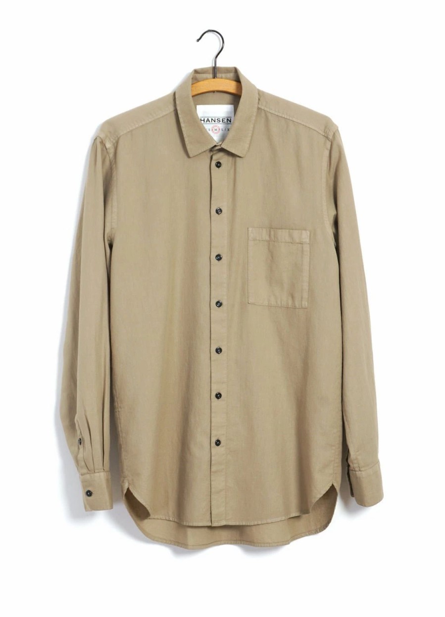 Tops * | Hansen Garments Henning | Casual Classic Shirt | Beige