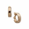 Watches & Jewelry * | The Jewelry Group Clip Hoop Earrings Gold-Tone