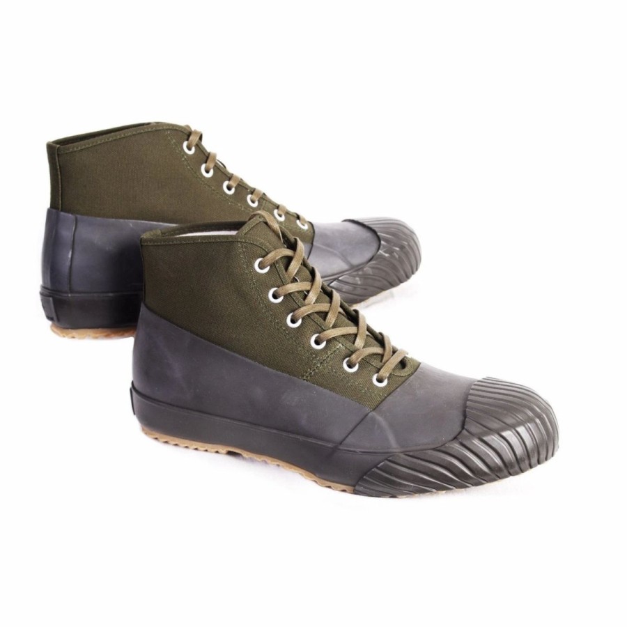 Footwear * | Moonstar Allweather | Vulcanised Sole Sneaker Boot | Khaki