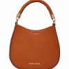 Handbags * | Madden Handbags Braided Handle Hobo Crossbody Saddle