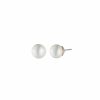 Watches & Jewelry * | The Jewelry Group Blanc Faux Pearl Stud Earrings Gold-Tone