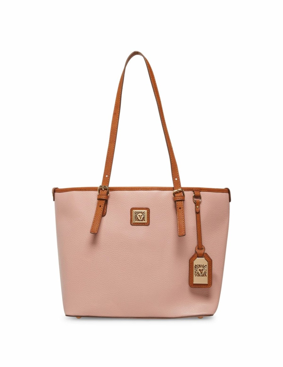 Handbags * | Madden Handbags Perfect Lion Logo Tote Carnation/Saddle