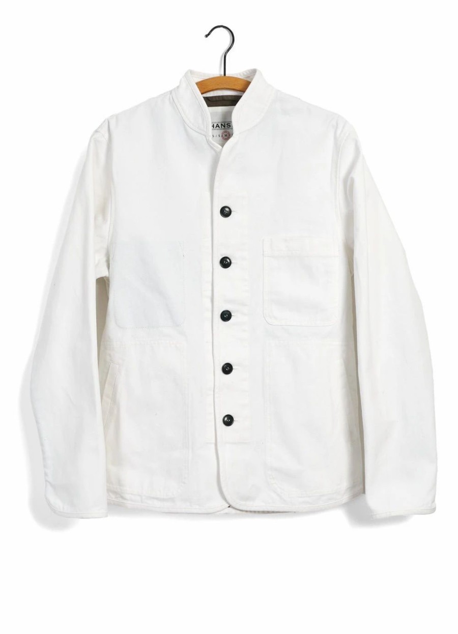 Tops * | Hansen Garments Erling | Casual Work Jacket | Off White