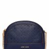 Handbags * | Madden Handbags Perforated Triple Compartment Crossbody Distant Mountain/ Distant Mountain