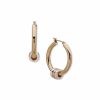 Watches & Jewelry * | The Jewelry Group Mixed Metal Hoop Pierced Earrings Mixed Metal Tone