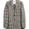 Tops * | Hansen Garments Christoffer | Two Button Blazer | Mixed Check