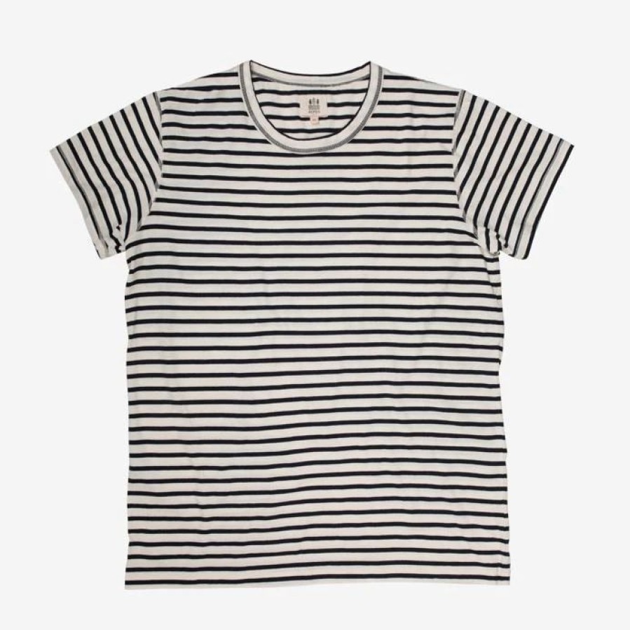 Tops * | Hemen Biarritz Dani | Short Sleeve T-Shirt | Breton Stripe